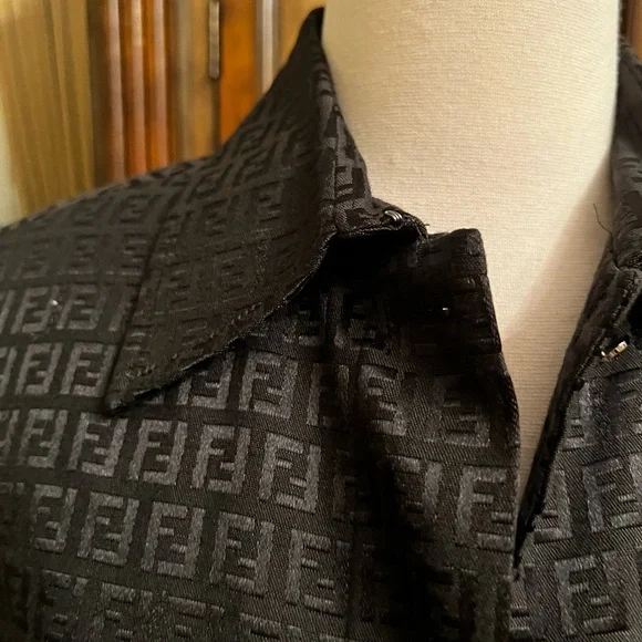Fendi Black Monogram Jacket